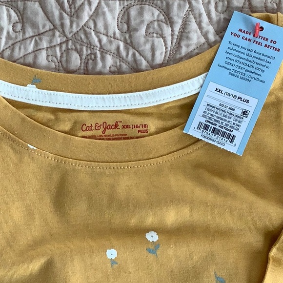 Girls’ Long Sleeve T-Shirts - Cat & Jack. Size XXL 16/18 - Picture 3 of 6